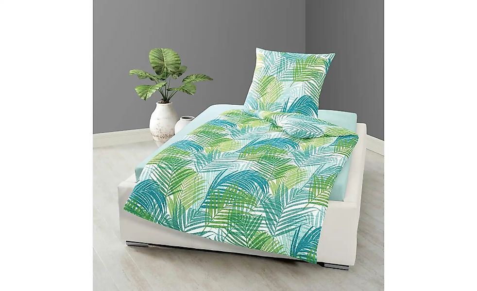 Bierbaum Renforce Bettwäsche   ¦ grün ¦ Maße (cm): B: 155 H: 1 Bettwaren > günstig online kaufen