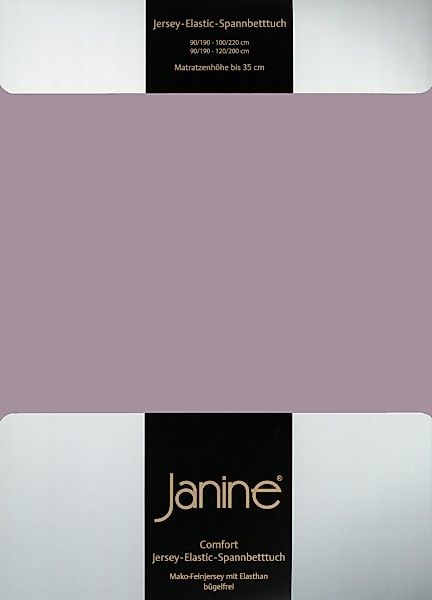 Janine Janine Spannbetttuch Elastic-Jersey 5002 holunder (530) Größe:  530 günstig online kaufen