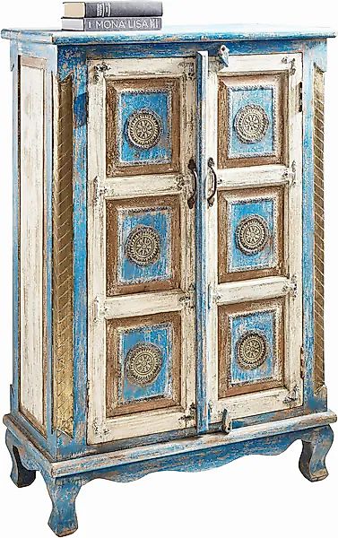 OTTO home Highboard Stauraumschrank, Höhe 120 cm, mit aufwendiger Schnitzer günstig online kaufen