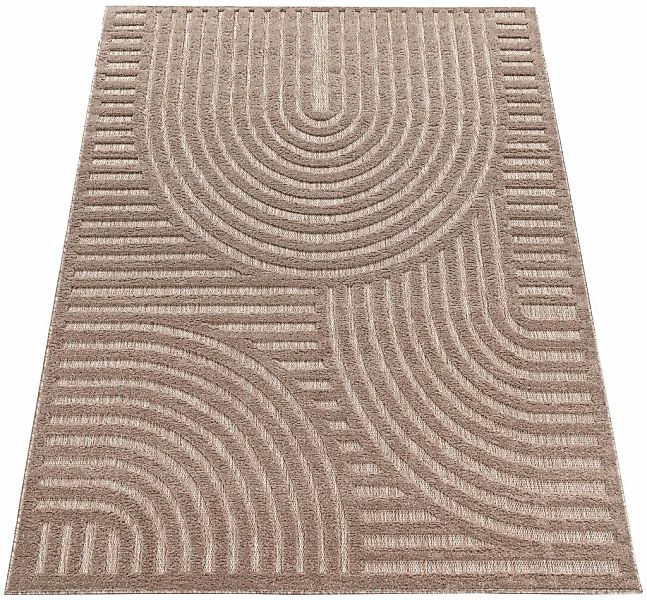 Paco Home Teppich »Livorno 674« rechteckig 14 mm Höhe Uni Farben, moderner günstig online kaufen