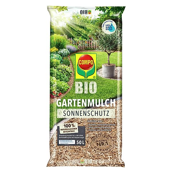 Compo Bio Gartenmulch mit Sonnenschutz 50, günstig online kaufen