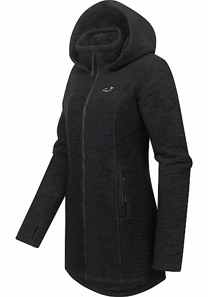 Ragwear Longstrickjacke "Leysha Melange", Sportliche Kapuzenjacke in melier günstig online kaufen