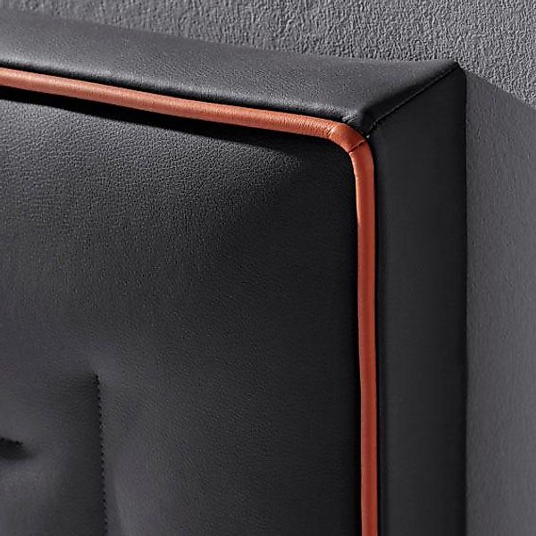 INOSIGN Boxspringbett "Coos", mit besonderer Steppung im Kopfteil, 3 Matrat günstig online kaufen