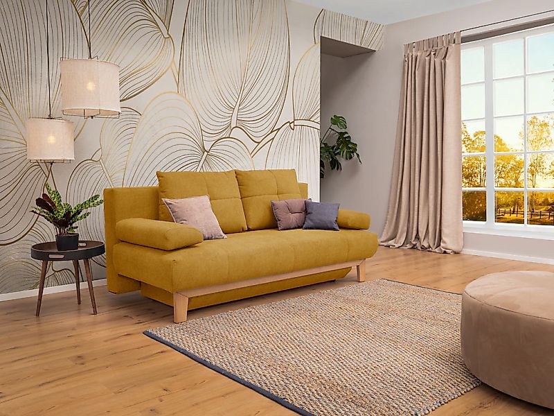 alina Schlafsofa "Ama" mit Bettfunktion und Stauraum günstig online kaufen