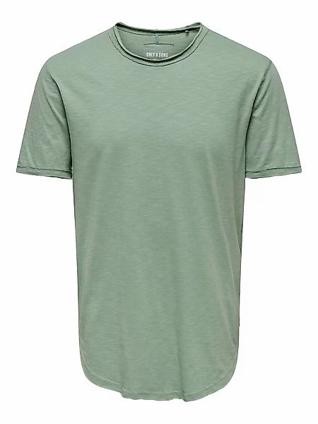 ONLY & SONS Rundhalsshirt "ONSBENNE LONGY SS TEE NF 7822 NOOS" günstig online kaufen