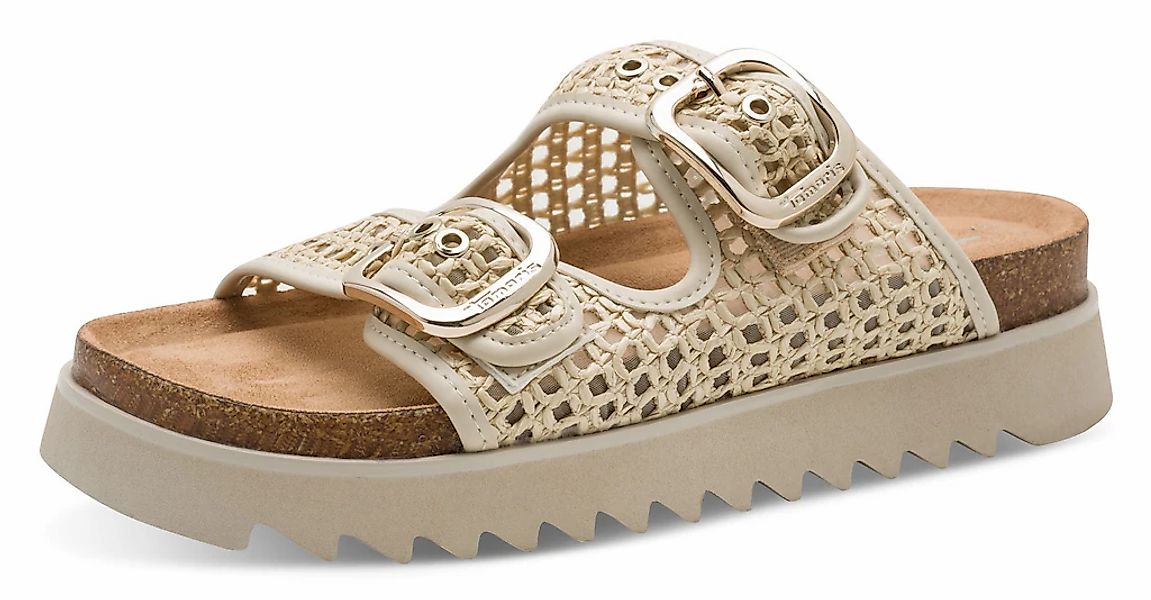 Tamaris Pantolette Sommerschuh, Schlupfschuh in veganer Verarbeitung günstig online kaufen