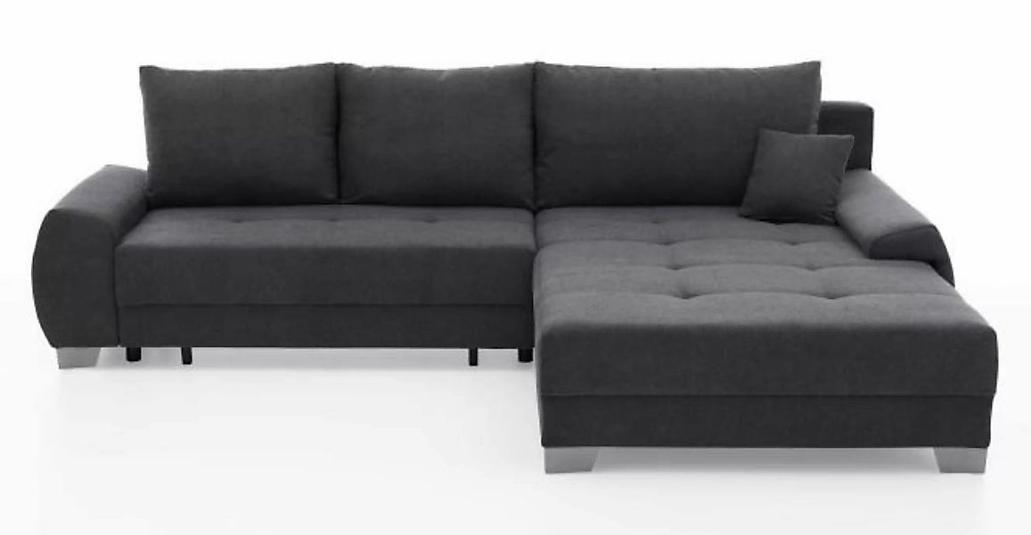 Ecksofa re./li. montierbar inkl. Gästebett + Bettkasten INDIGO von Iwaniccy günstig online kaufen