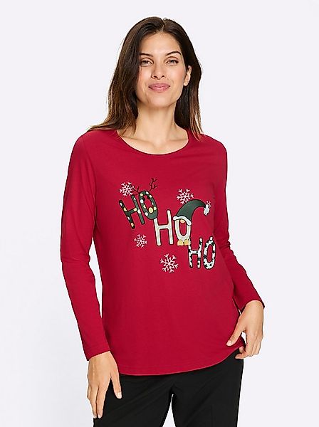 Sieh an! T-Shirt Rundhals-Shirt Langarm günstig online kaufen