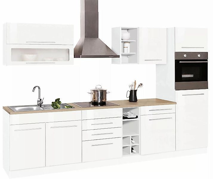 KOCHSTATION Küchenzeile "KS-Eton", mit E-Geräten, Breite 300 cm günstig online kaufen