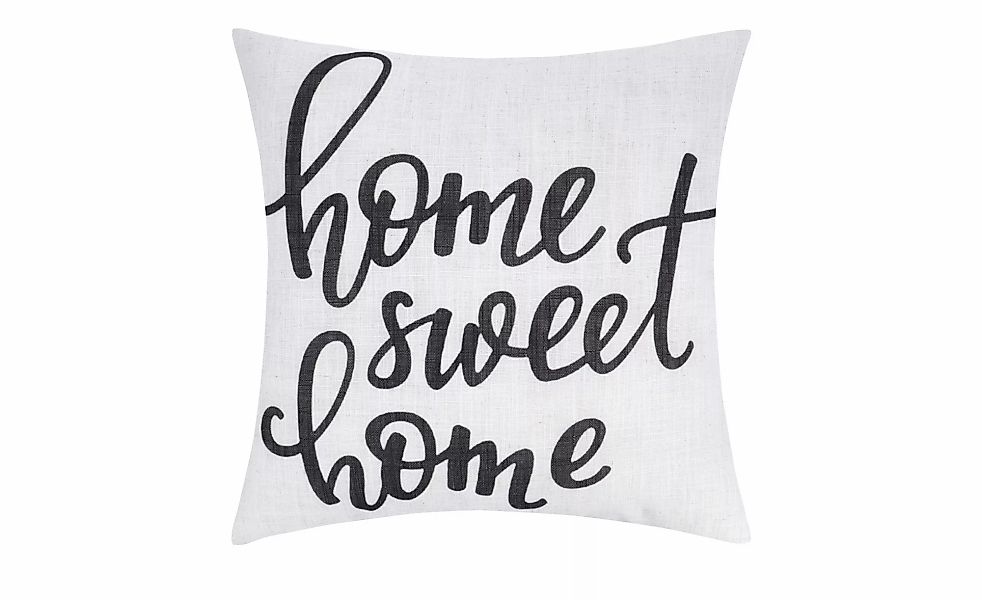 LAVIDA Kissen  Home Sweet Home ¦ weiß ¦ Maße (cm): B: 45 Dekokissen & Decke günstig online kaufen