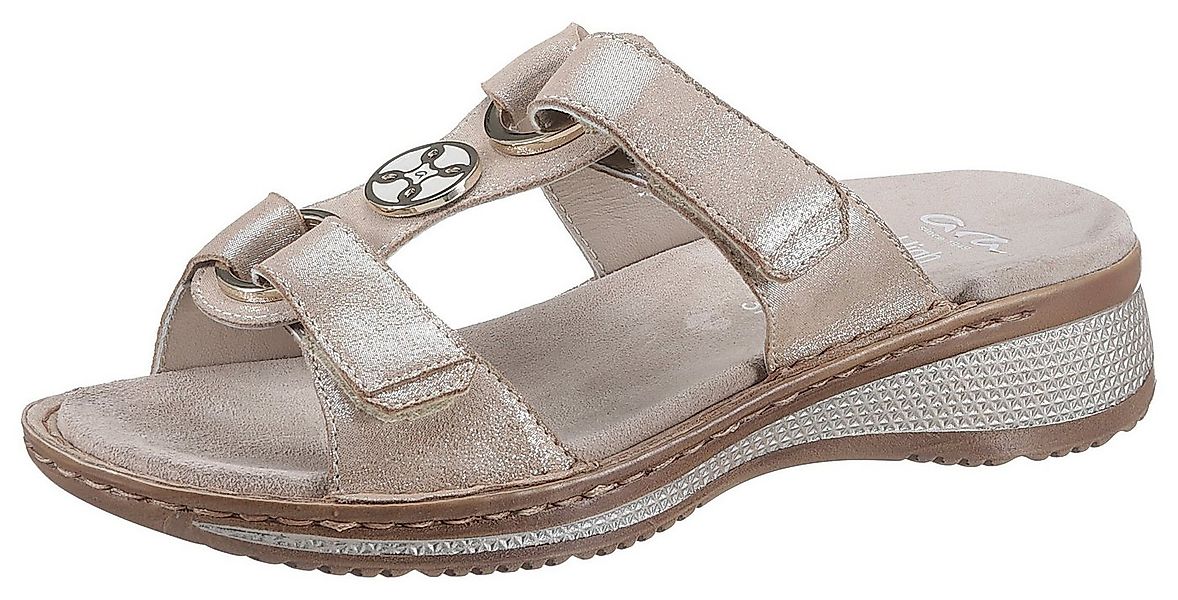 Ara HAWAII Pantolette, Keilabsatz, Sommerschuh, Schlupfschuh mit Schmuckele günstig online kaufen