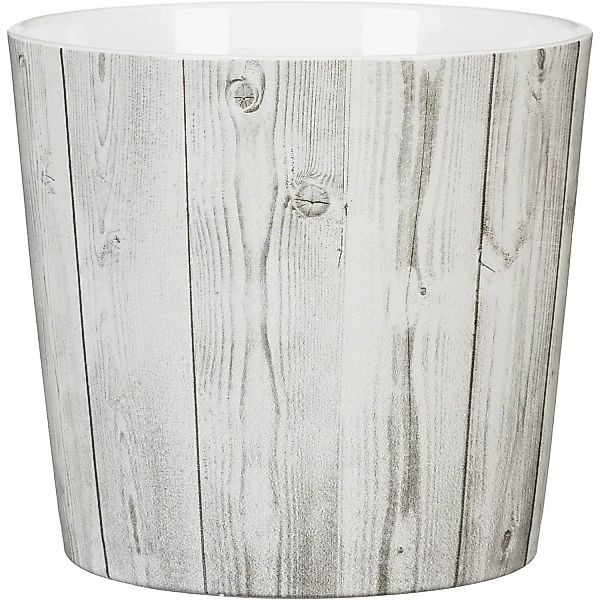 Scheurich Übertopf 870 Ø 11 cm White Timber günstig online kaufen