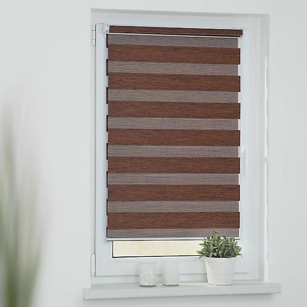 LICHTBLICK ORIGINAL Doppelrollo »Duo Rollo Klemmfix, ohne Bohren, meliert« günstig online kaufen