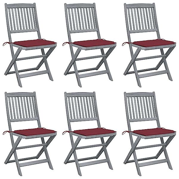 vidaXL Gartenstuhl Klappbare Gartenstühle 6 Stk. günstig online kaufen