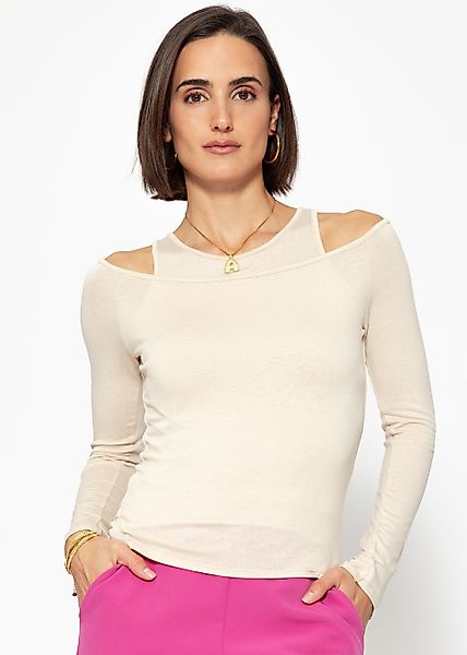 SASSYCLASSY Langarmshirt Langarmshirt Damen mit Top günstig online kaufen