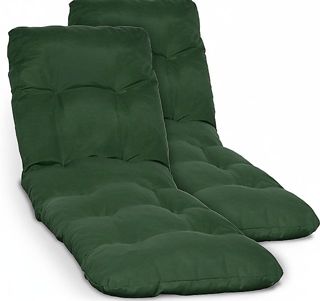 Beautissu Liegenauflage 2X Auflage Sonnenliege Deckchair Flair RL, 190x60x8 günstig online kaufen