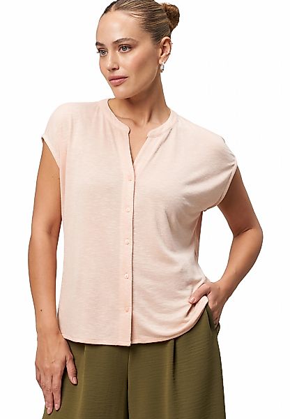 Zero T-Shirt "zero Shirt mit Knopfleiste", (1 tlg.), Knopfleiste günstig online kaufen