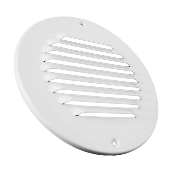 Häusler Lüftungsgitter LG R 150 W Rund Alu Weiß PVD Ø 150  Abluftgitter günstig online kaufen