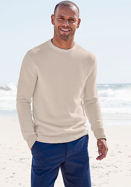 AUTHENTIC LE JOGGER Strickpullover mit Double-Layer günstig online kaufen