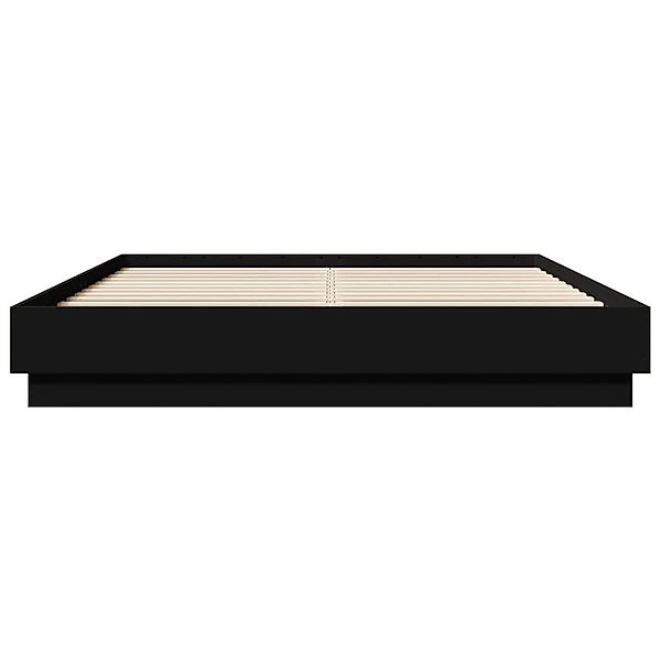 furnicato Bettgestell Schwarz 120x200 cm Holzwerkstoff günstig online kaufen