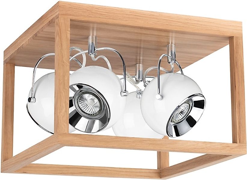 SPOT Light LED Deckenleuchte »ROY«, 4 flammig, Leuchtmittel GU10   LED wech günstig online kaufen