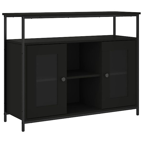 vidaXL Sideboard Sideboard Schwarz 100x35x80 cm günstig online kaufen