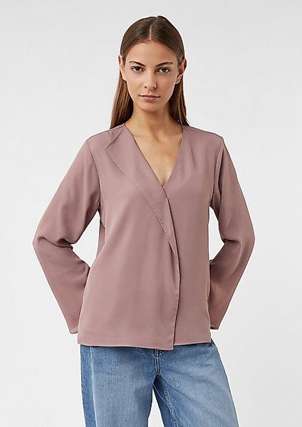 comma Langarmbluse Bluse Feminine Bluse mit raffinierten Details günstig online kaufen