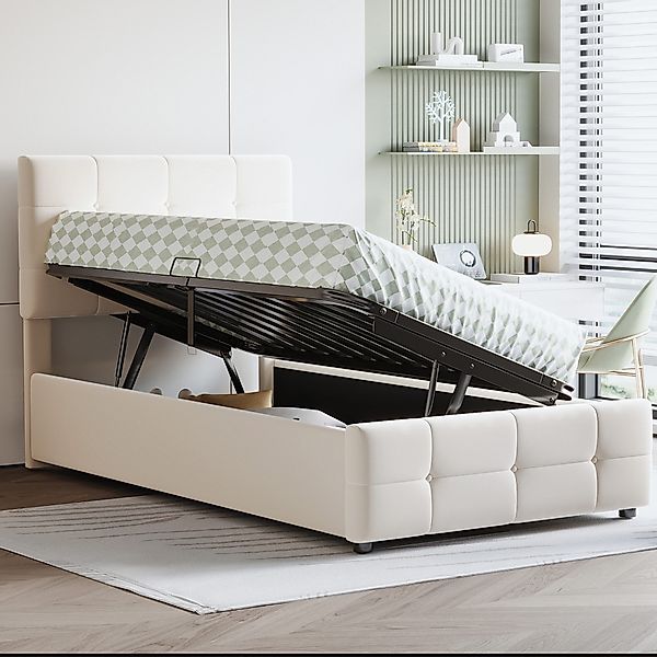 STILVORA Kinderbett 90×200 Bettgestell mit Matratze,bett günstig online kaufen