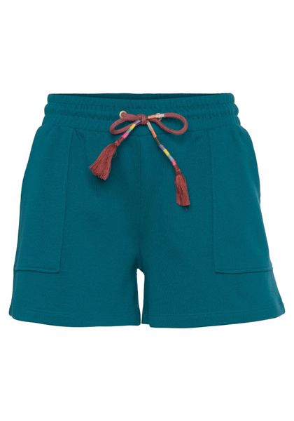 Vivance Sweatshorts Kurze Hose mit aufgesetzten Taschen und Kontrastkordel, günstig online kaufen