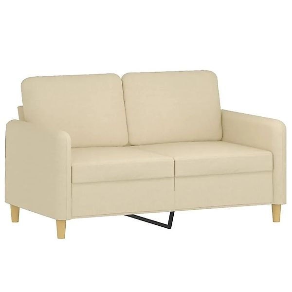 vidaXL 2-Sitzer-Sofa Creme 120 cm Stoff 359472 günstig online kaufen