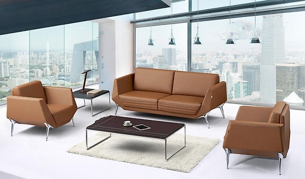 Xlmoebel Sofa Neu gestaltete Gruppe mit 3-Sitzer-Sofa, Couch und Tisch - So günstig online kaufen