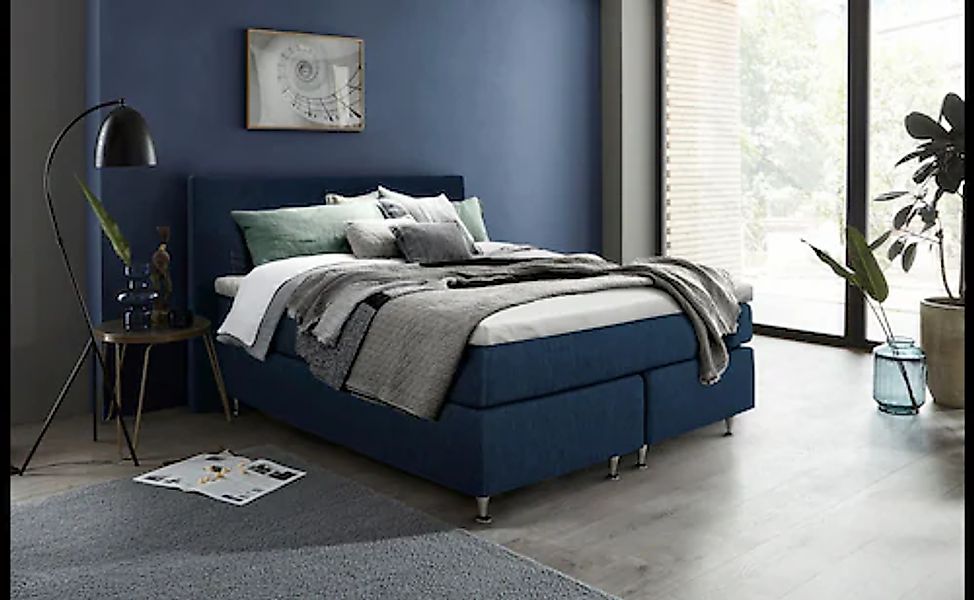 INOSIGN Boxspringbett "Zahara", inkl. Topper, besonderes Highlight: aufgenä günstig online kaufen