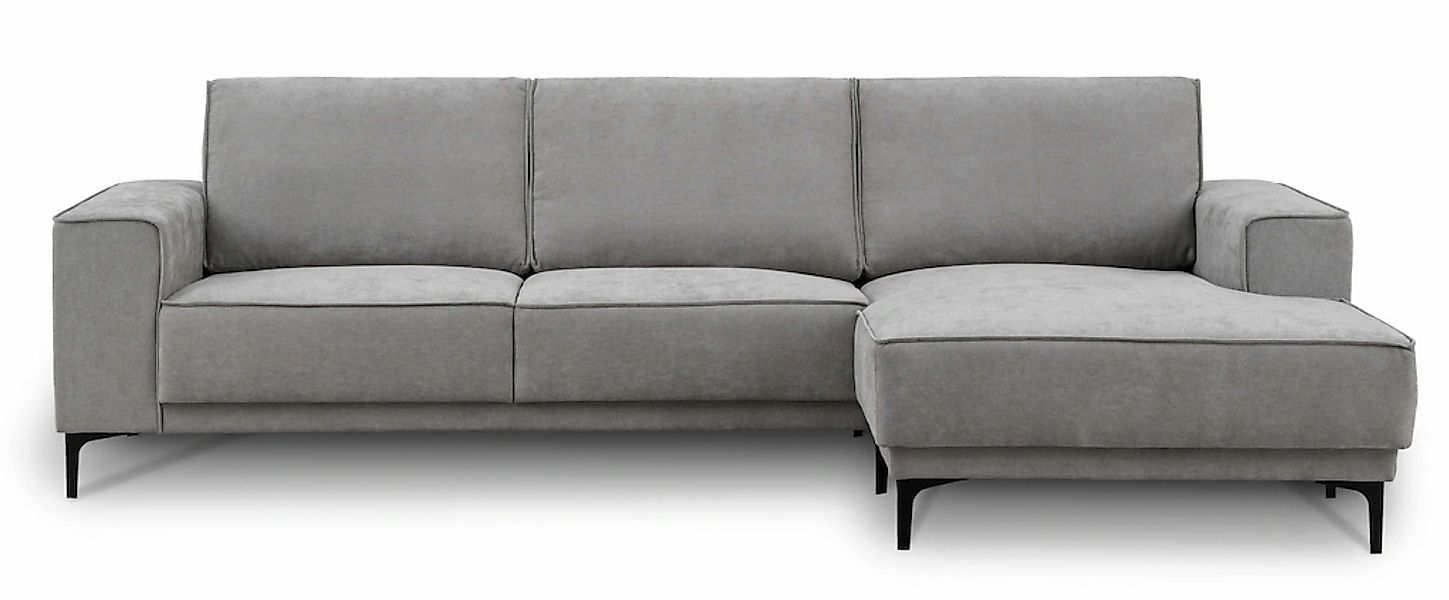 OTTO home Ecksofa "Polsterecke Oland, Struktur, Flachgewebe, Luxus-Microfas günstig online kaufen