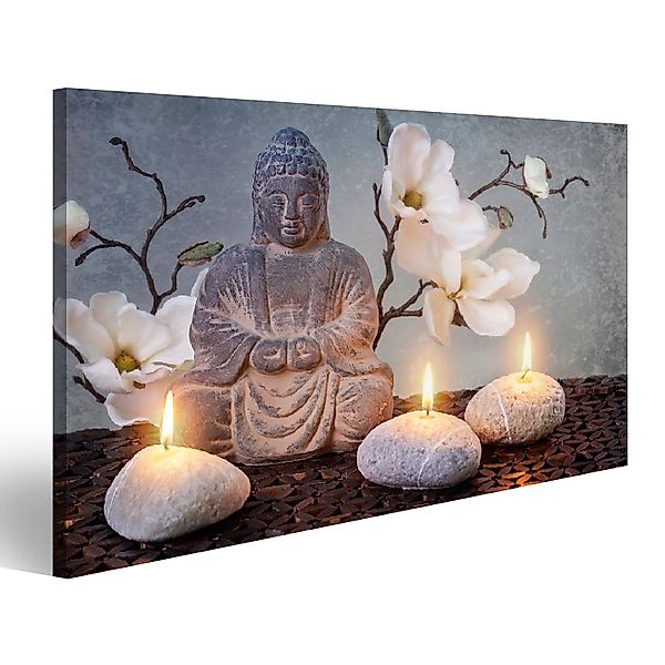 islandburner Leinwandbild Bild auf Leinwand Buddha günstig online kaufen