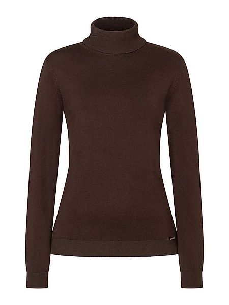 MORE&MORE Rundhalspullover figurbetonter Rollkragenpullover günstig online kaufen