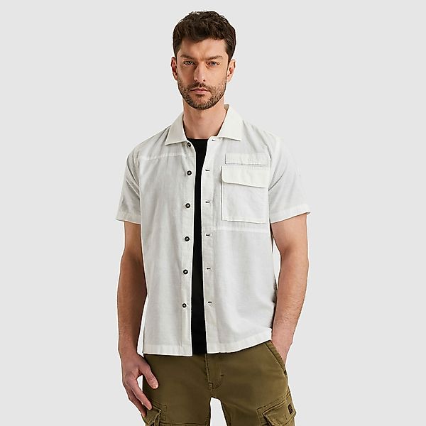 PME LEGEND Kurzarmhemd "Short Sleeve Shirt Ctn linen" mit Leinenstruktur günstig online kaufen