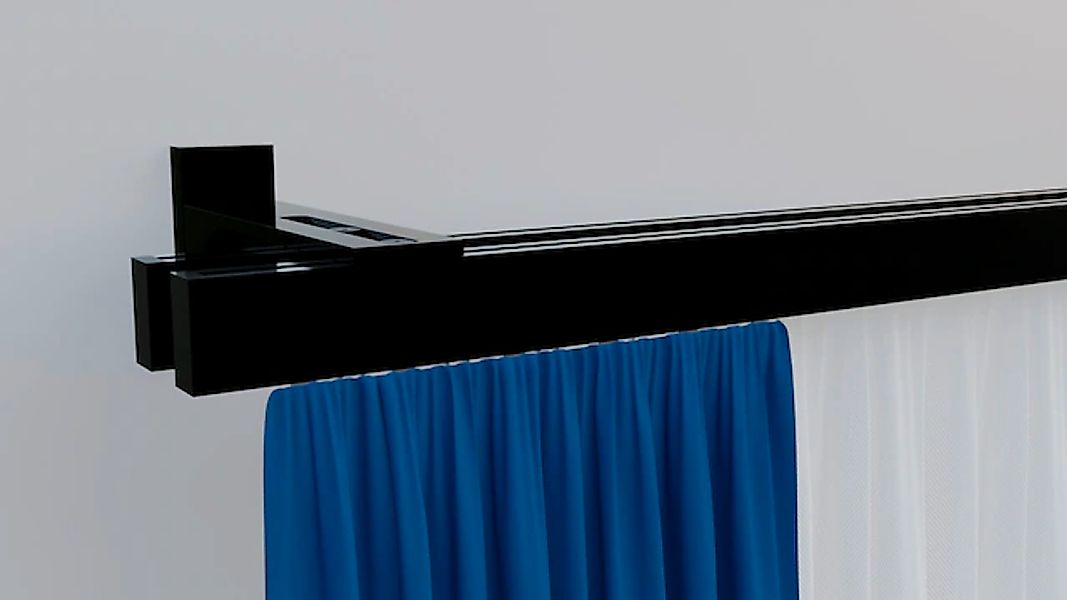 indeko Gardinenstange Bern, 2-läufig, Wunschmaßlänge, verschraubt, günstig online kaufen