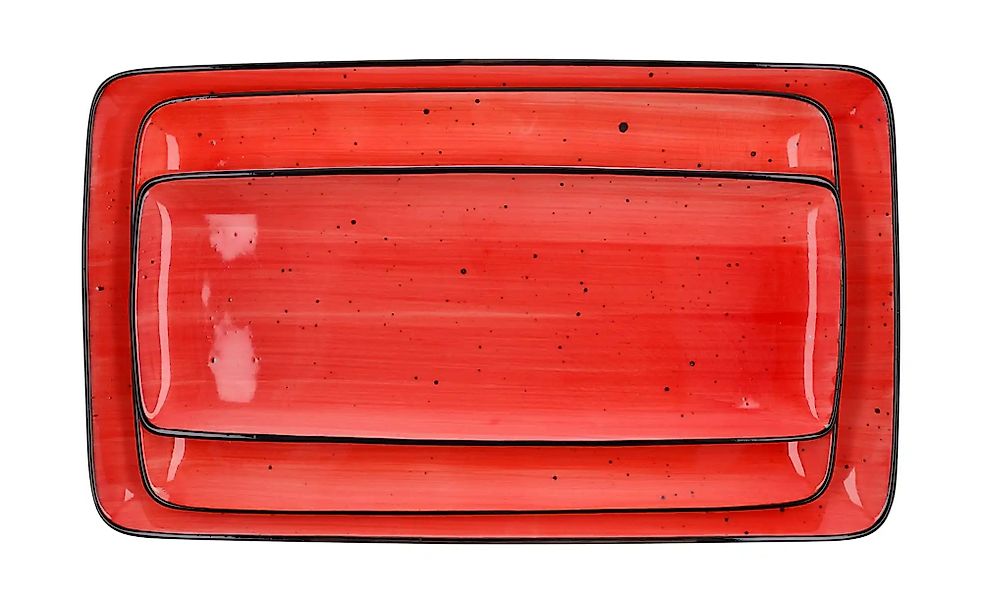Peill+Putzler Platte L  Genua ¦ rot ¦ Maße (cm): B: 21,5 H: 2,5 Geschirr > günstig online kaufen