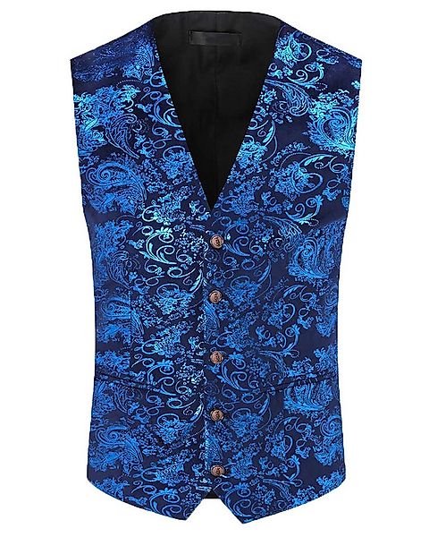 Allthemen Anzugweste Elegante Jacquard Anzugweste für Hochzeit und Party günstig online kaufen
