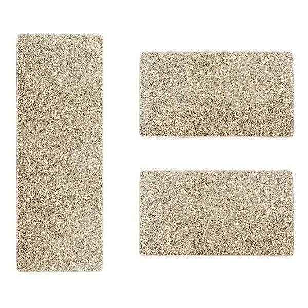 Floordirekt Hochflor-Bettumrandung Barcelona Beige, 3 Größen, günstig online kaufen