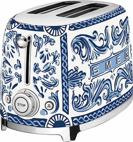 SMEG DOLCE & GABBANA Toaster »TSF01DGBEU«, 2 Schlitze, für 2 Scheiben, 950 günstig online kaufen