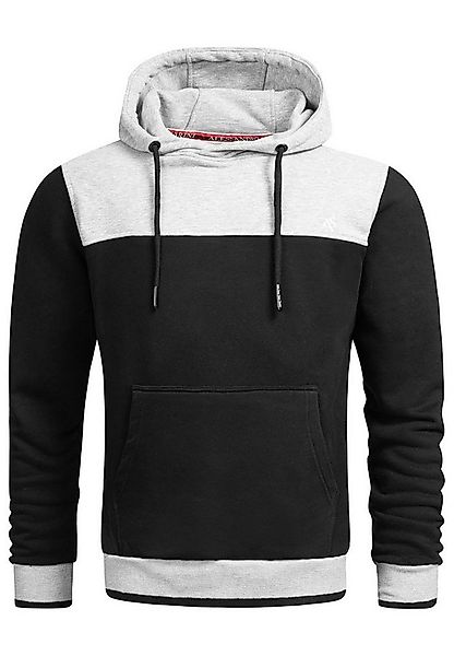 Alessandro Salvarini Kapuzenpullover ASLerio mit großer Kapuze, mit Kapuze günstig online kaufen