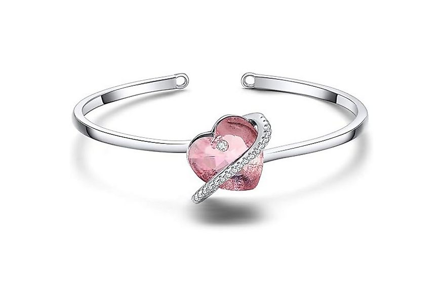 Lisandra Scott Armreif verstellbar mit funkelnden Herz Stein Kristallen - A günstig online kaufen
