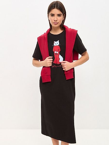 CAT by maniita lacitta Shirtkleid CAT IN RED (1-tlg) mit Katzen-Print und S günstig online kaufen