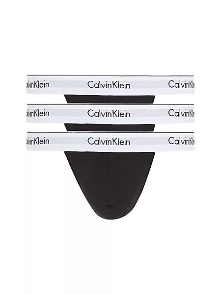 Calvin Klein Underwear String "THONG 3PK", (Packung, 3 St., 3er-Pack), mit günstig online kaufen