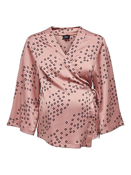 ONLY Mama 3/4-arm Kimono- Oberteil Damen Pink günstig online kaufen