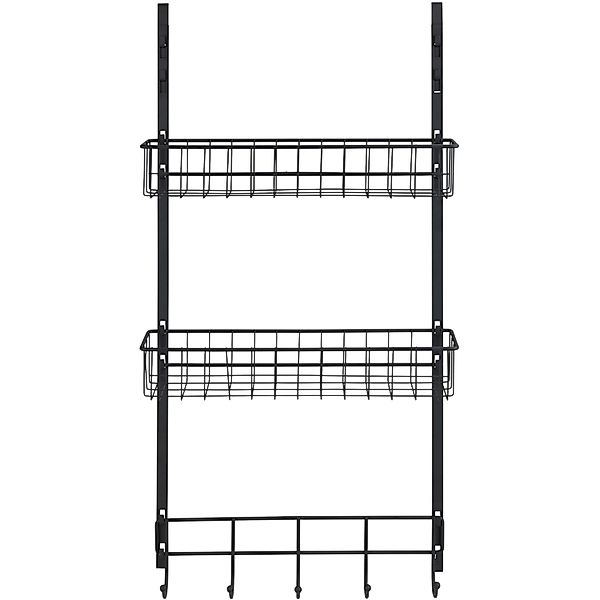 Wenko Türregal zum Aufhängen Schwarz günstig online kaufen