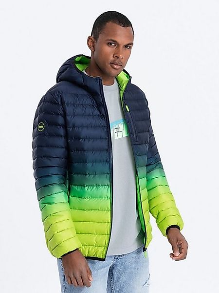 OMBRE Steppjacke Herren Steppjacke mit Ombre-Effekt - lindgrün V6 C319 M günstig online kaufen