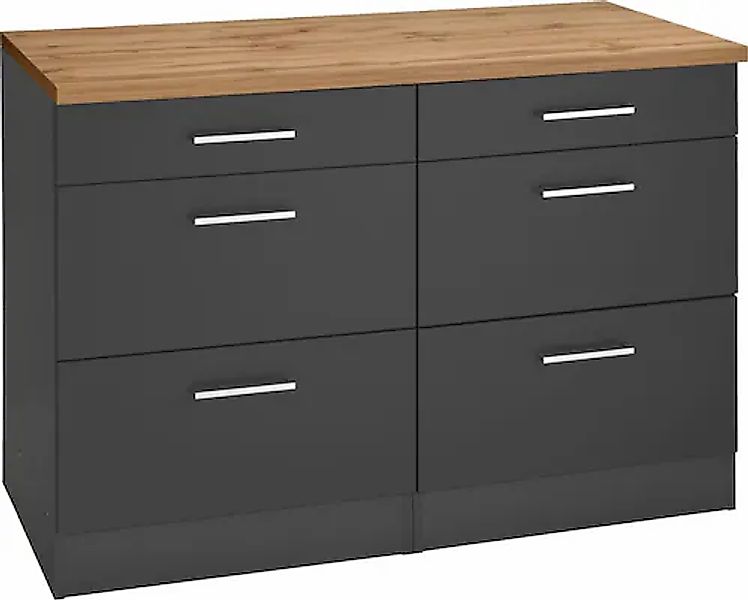 KOCHSTATION Unterschrank "KS-Kehl", Breite 120 cm günstig online kaufen