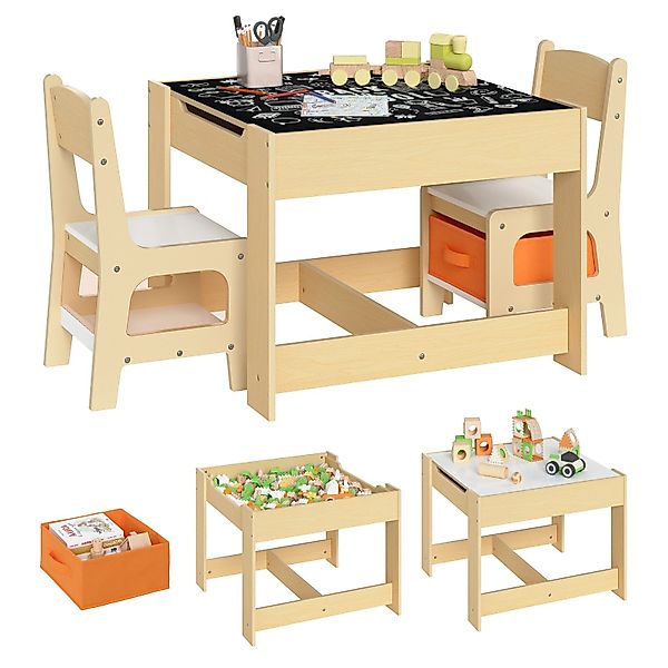 Woltu Kindersitzgruppe, (1-tlg), Maltisch Kindermöbel, Tischplatte günstig online kaufen